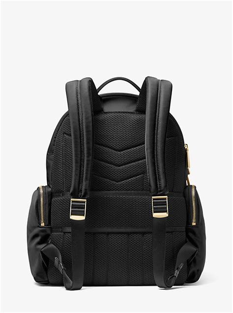 michael kors prescott large nylon gabardine backpack|michael kors nylon backpack.